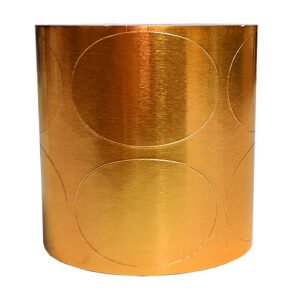 Etiqueta Para Presente OVAL DOURADO 27mmx38mm com 200 Unidades