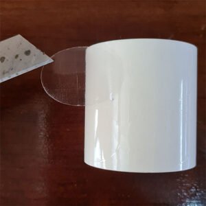 Etiqueta Para Presente OVAL TRANSPARENTE 27mmx38mm com 200 Unidades