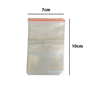 Saco ZipLock 7x10 com 100 Unidades Fecho Hermético