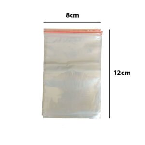 Saco ZipLock 8x12 com 100 Unidades Fecho Hermético
