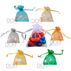 Saco de organza 8x10 com 10 unidades