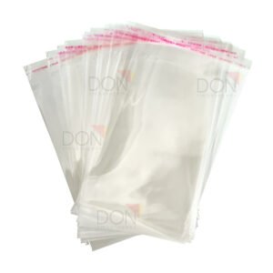 Saco adesivado Incolor Transparente 06x07+3 com 100 unidades