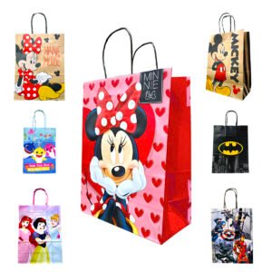 Sacola de Papel decorado cromus 21,5x15x8 com 10 Unidades