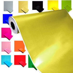 Papel De Presente Bobina Couche 60cmx100m - Cores Lisas