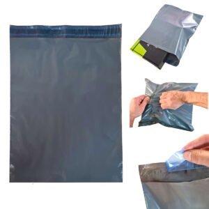 Saco Envelope De Segurança 35x45 CINZA Ecommerce com 100 unidades