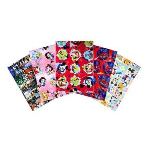 Saco de Presente CROMUS 25x37 com 40 unidades DISNEY e VINGADORES