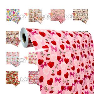 Papel De Presente Bobina Couche 40cmx100m - Feminino