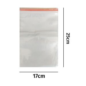 Saco Zip 17x25 com 100 Unidades Fecho Hermético