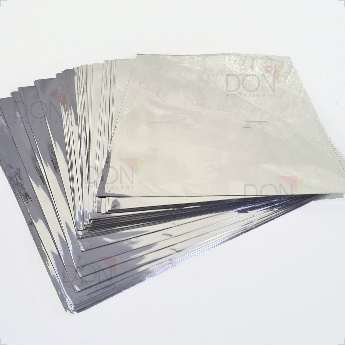 saco de presente prata 4 ML logo